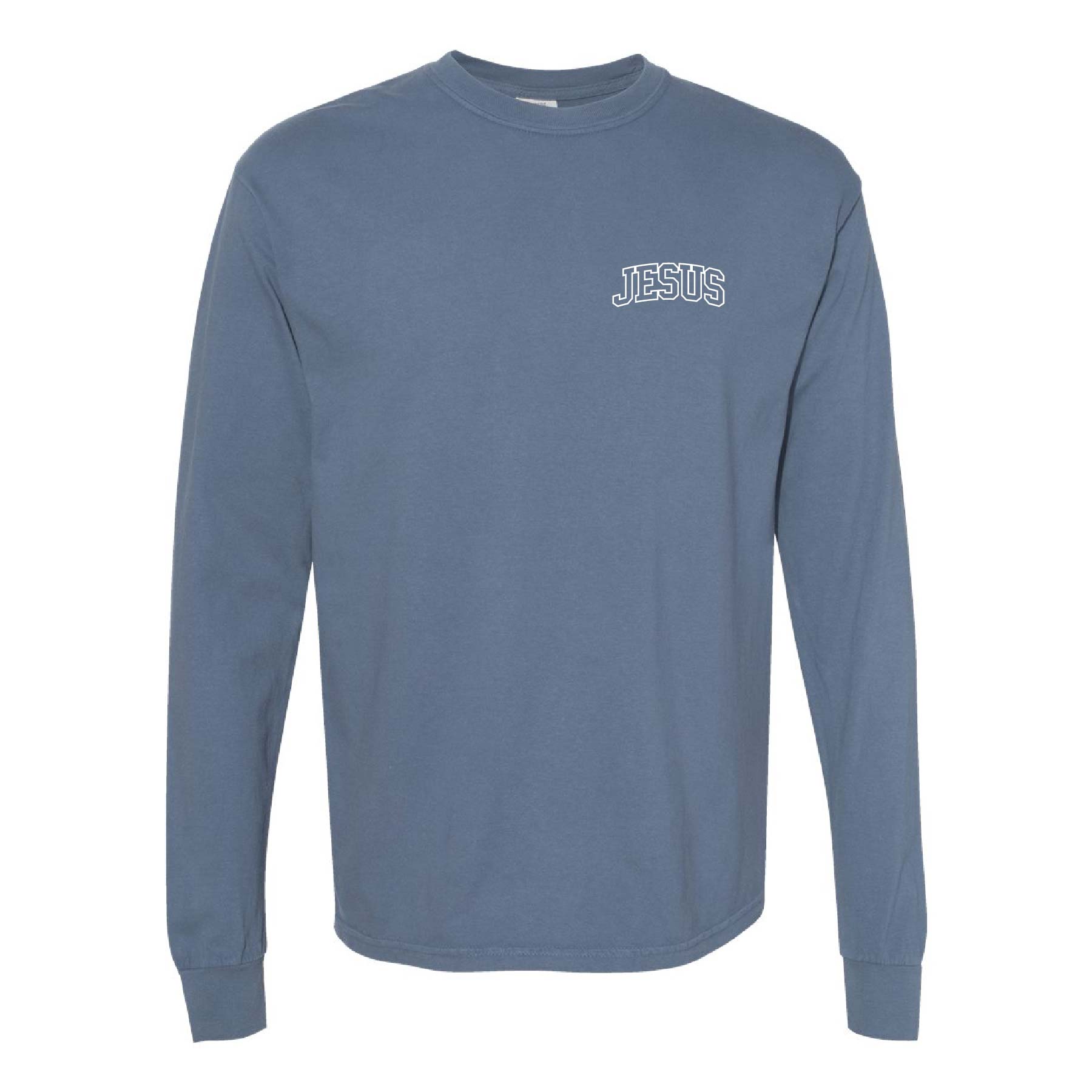 Embroidered Varsity Long Sleeve Tee