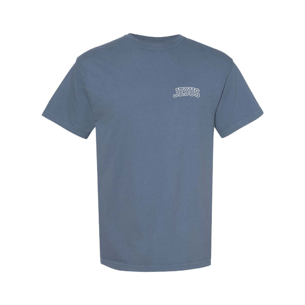 Embroidered Varsity Short Sleeve Tee