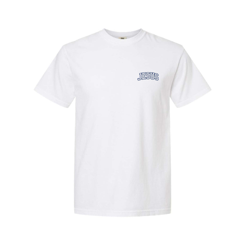Embroidered Varsity Short Sleeve Tee